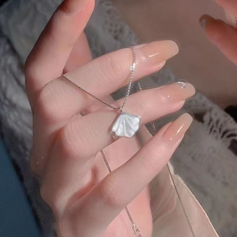 珍珠贝壳项链【1条】